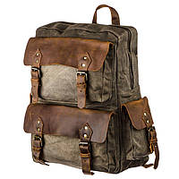 Рюкзак для подорожей Vintage 20108 Сірий