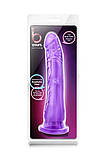 Гелевий фалоімітатор B YOURS SWEET N HARD 6 PURPLE 20см на 4см, фото 4