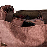 Дорожня сумка текстильна Vintage 20138 Малинова, фото 3
