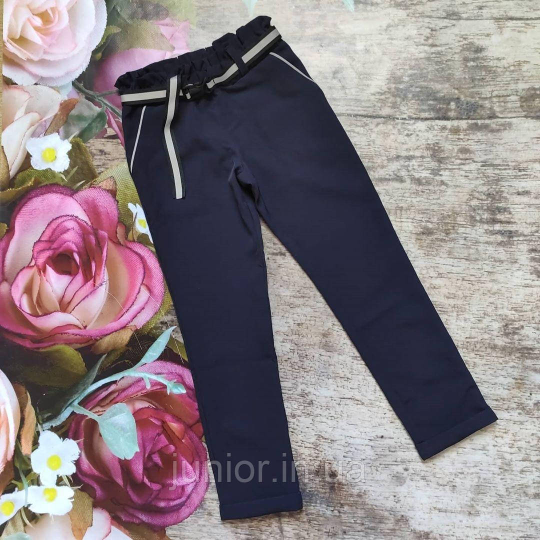Сині шкільні штани для дівчинки (146,164р), фото 1