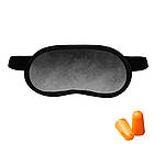 Подушка Coverbag для подорожей сіра. маска для сну, фото 3