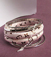 Розовый модный набор наборных браслетов Бренды
