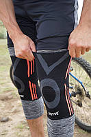 Наколінники Power System PS-6021 Knee Support Evo Black/Orange (пара) XL