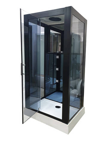 Душовий бокс Veronis BN-6-28 GR (R) 100х85х220, фото 1