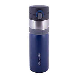 Термос-пляшка Kamille Зелений 400мл з нержавіючої сталі KM-2014