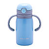 Термобутылка дитяча Kamille Блакитний 300мл з нержавіючої сталі KM-2019, фото 8