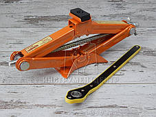 Домкрат ромб 1,5 т тріскачка ELEGANT 100 815