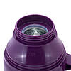 Термос Kamille Фіолетовий 1000мл пластиковий зі скляною колбою KM-2031, фото 8