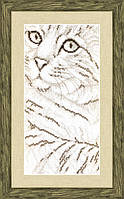 Набор для вышивки крестиком Чарівна Мить М-246 "Портрет кота"