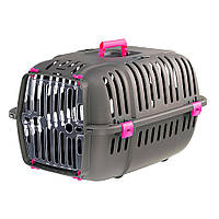 Контейнер перенесення для котів і собак Ferplast Jet (Ферпласт Джет) 37 х 57 x h 33 см - JET 20, Рожевий