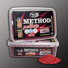 Метод-Стік Мікс Пелетс Червона Креветка Method & Stick Mix Pellets Red Кrill 600g 2-4mm