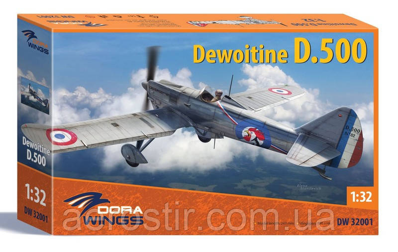 Dewoitine D.500 1/32 Dora Wings 32001, фото 1