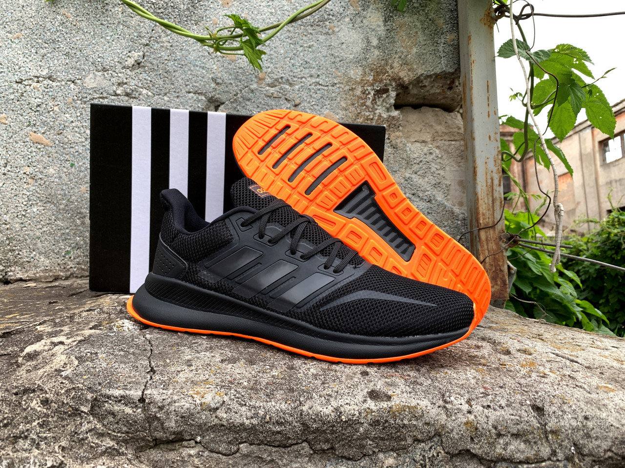 Чоловічі кросівки Adidas Runfalcon Black чорні