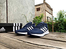 Чоловічі кросівки Adidas Runfalcon Blue сині, фото 4