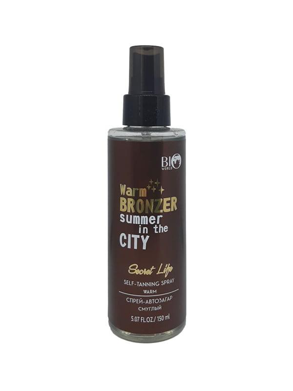 Спрей-автозагар смаглявий (150 мл) BioWorld Secret Life Self-Tanning Spray warm