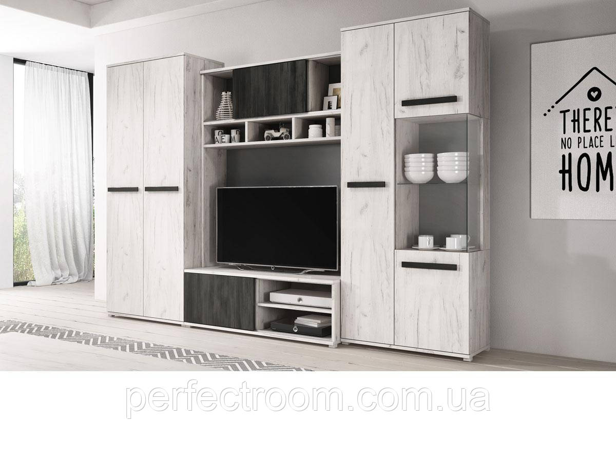 Стінка у вітальню Idzczak VIVA 280х202х52 див., фото 1