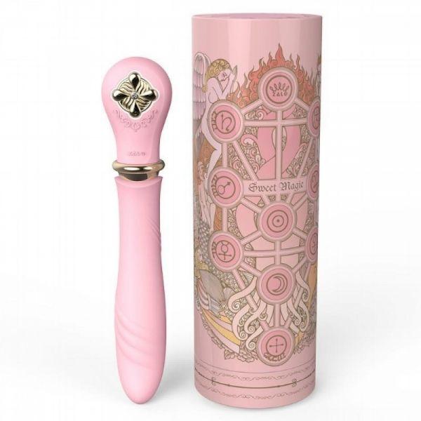 Вібратор-пульсатор з підігрівом Zalo Desire Fairy Pink Рожевий