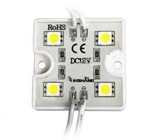 Светодиодный модуль, 0,96W Белый White(60Lm) (6000K) SMD5050 LED (4 LED) IP65