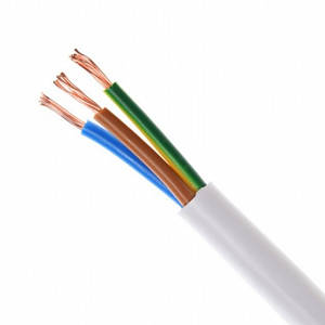 Кабель ПВС ЗЗКМ 3*0,75 білий 88600