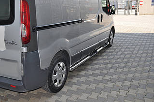 Труби бічні для Opel Vivaro 2015-2019 неірж d60mm