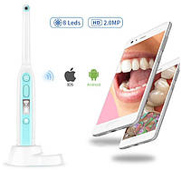Камера стоматологическая Wi-Fi беспроводная интраоральная Kronos i401 8 светодиодов 2 Мп ОС iOS и Android IP67