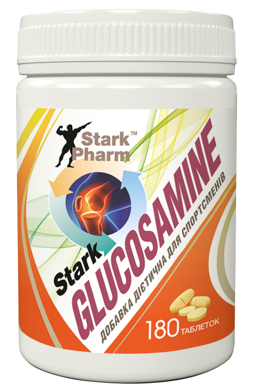 Глюкозамін Stark Pharm — Glucosamine 500 мг (180 таблеток) (термін придатності до 07.12.2024)