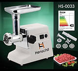 М'ясорубка Henschll 2500W з насадками та реверсом, фото 4
