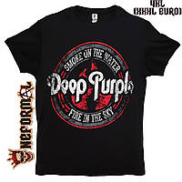 Футболка Deep Purple "Smoke on the Water, Fire in the Sky", черная, Размер 4XL (XXXL Euro)