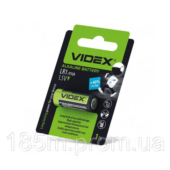 Батарейка Videx LR1 blist 1