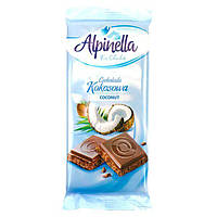 Alpinella шоколад молочный с кокосом 90 грамм