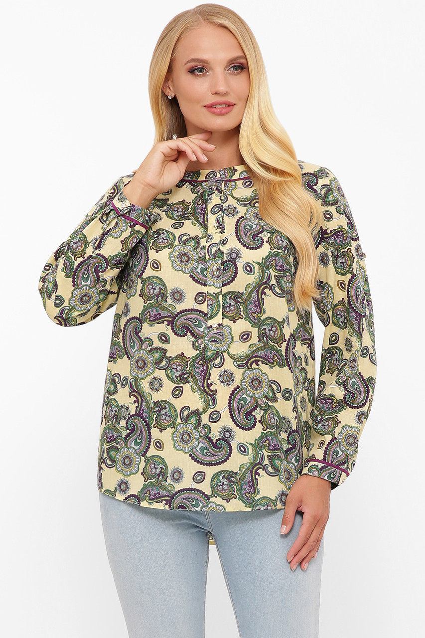 Блуза жіноча Бетті лайм, фото 1