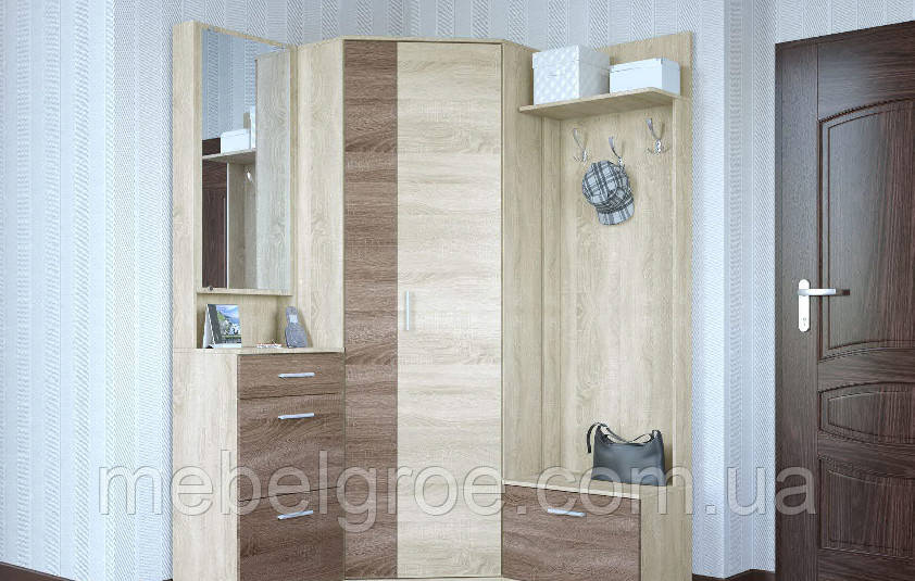 Передпокій Бриз Кутова 1300*1400 тм Еверест, фото 1