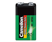 Батарейка CAMELION 6F22 крона green shrink