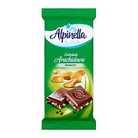 Молочный шоколад с арахисом Альпинелла 90 грамм