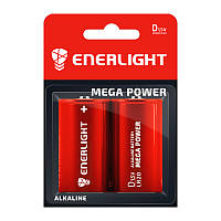 Батарейка ENERLIGHT LR20 D MEGA POWER BL2