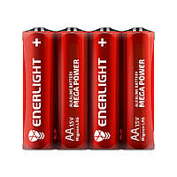 Батарейка ENERLIGHT LR6 AA MEGA POWER shrink4