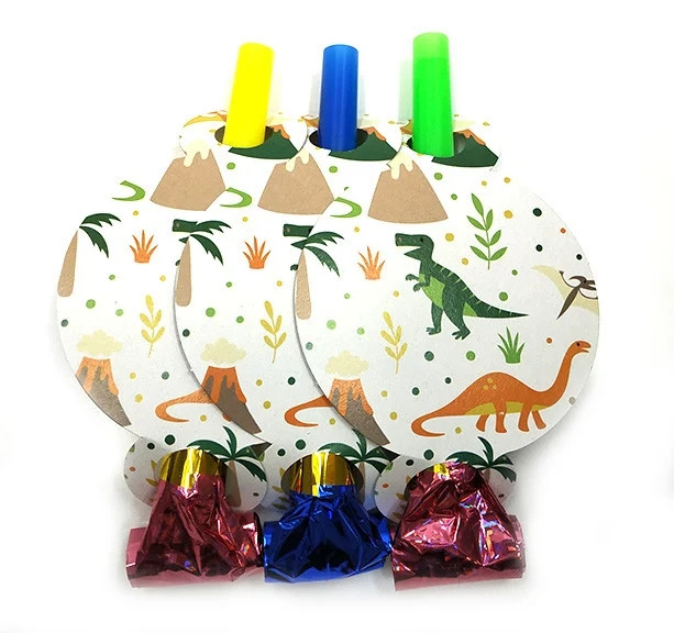 Язичок гудок святковий "Динозаври", фото 1