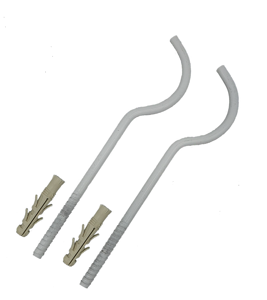 Кронштейн 10х250 білий для євро радіаторів, фото 1