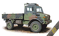 Unimog U1300L 4x4 (2 тонный) армейский грузовик. Сборная модель. 1/72 ACE 72450