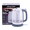 Чайник Kamille 1,7 л електричний з боросилікатного скла KM-1720G, фото 2