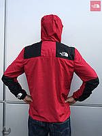 Вітровка в стилі The North Face логотипи принти на грудях рукаві й спині | куртка топ