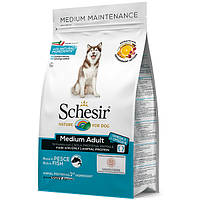 Schesir Dog Medium Adult Fish сухий монопротеиновый корм для собак середніх порід