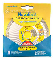 Круг алмазний NovoTools Basic 125х7,0х22.23 Турбоволна