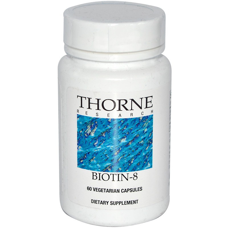 Биотин-8, Thorne Research, 60 капсул - фото 1 - id-p1227186195