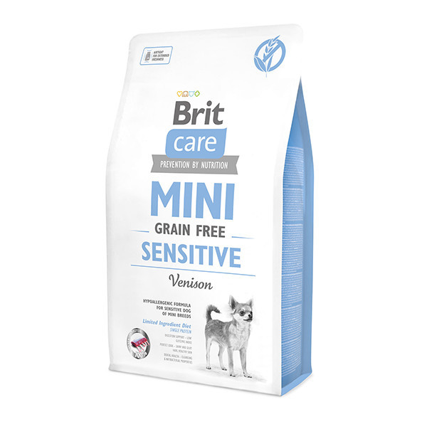 Сухой корм Brit Care Mini Grain Free Sensitive для собак миниатюрных пород с чувствительным пищеварением 400 г