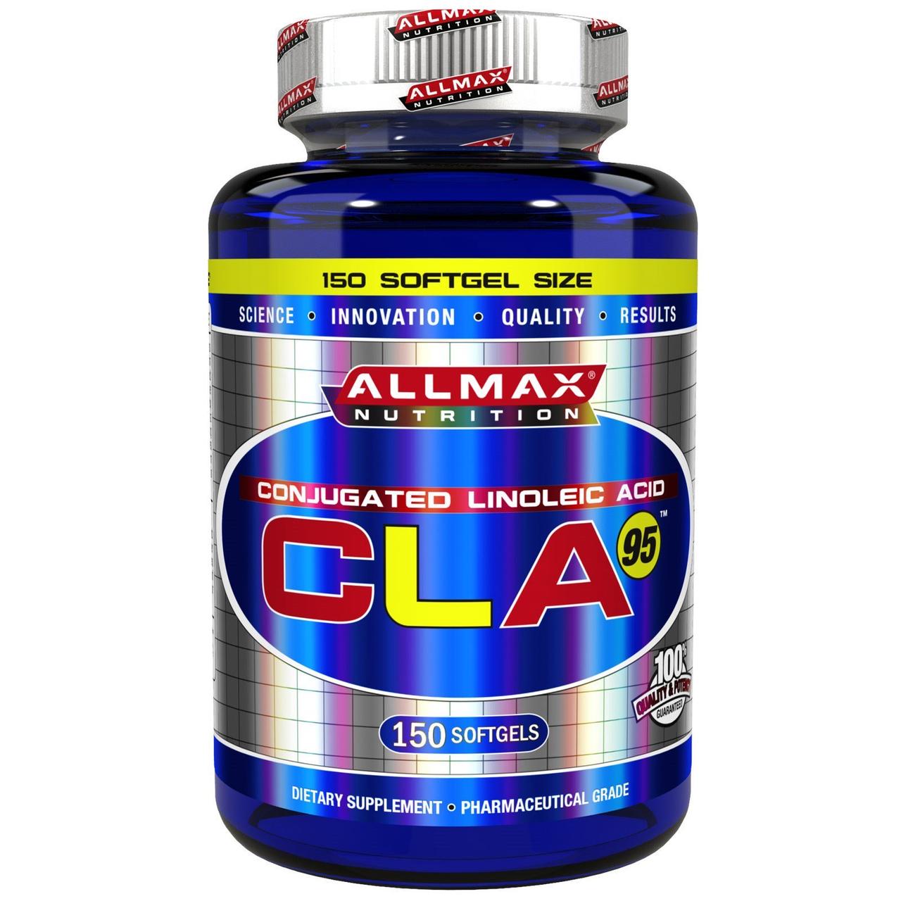 ALLMAX Nutrition, CLA 95, 95% активных изомеров CLA, 150 мягких капсул - фото 1 - id-p1227186359