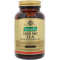 Конъюгированная линолевая к-та, Tonalin CLA, Solgar, 1300 мг, 60 капсул