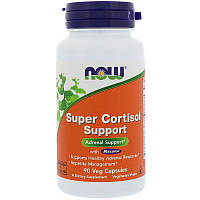 Снижение уровня кортизола, Super Cortisol Support, Now Foods, 90 кап.