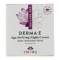 Антивозрастной ночной крем (Age-Defying Night Cream), Derma E, (56 г)