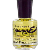 Nature's Plus, Масло с витамином Е, 14,000 IU, 1/2 жидких унций